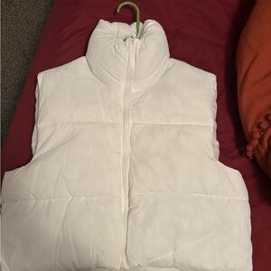 White Puffer Vest